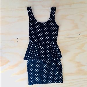 Forever 21 Peplum Mini Dress Size Small